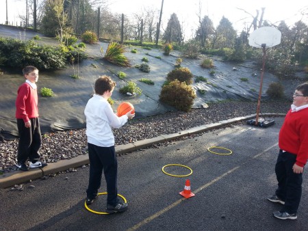 Tim, Dean and Evan made up a new type of basketball game with 3 levels of difficulty!